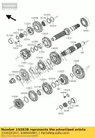 132620247, Kawasaki, engranaje, entrada superior, 27t er650a6s kawasaki er-6f er-6n 650 2006 2007 2008, Nuevo