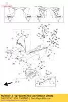 14B2839B1000, Yamaha, emblema 3d yamaha yzf r 1000 2011, Nuevo