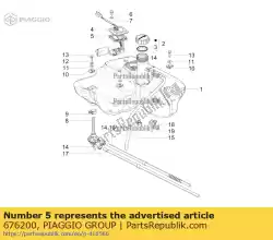 Here you can order the gasket from Piaggio Group, with part number 676200: