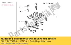 kofferbak drager van Honda, met onderdeel nummer 08L13KFG800, bestel je hier online: