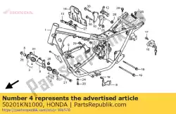 Aquí puede pedir montaje de goma, un de Honda , con el número de pieza 50201KN1000: