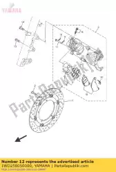 Ici, vous pouvez commander le kit de plaquettes de frein auprès de Yamaha , avec le numéro de pièce 1WD258050000: