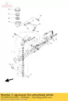 3GDW00425000, Yamaha, cilinder kit, meester yamaha yfm 350 2002 2003 2004, Nieuw