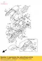 4KG2151100P7, Yamaha, fender, front yamaha xjr 1300, New