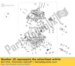 Aquí puede pedir jaula À rouleaux hk1512 de Piaggio Group , con el número de pieza 857249: