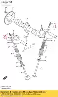 1284020H00, Suzuki, Braccio arm, valvola suzuki  gw ux 125 150 250 2008 2010 2011 2014 2015 2017, Nuovo