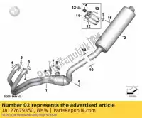 18127679350, BMW, exhaust silencer bmw  650 700 800 2008 2009 2010 2011 2012 2013 2014 2015 2016, New