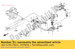 Qui puoi ordinare sensore, temperatura dell'acqua da Honda , con numero parte 36151MC7003: