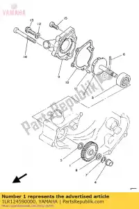 Yamaha 1LR124590000 tandwiel, waaieras - Onderkant