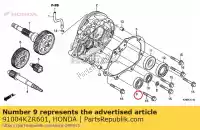 91004KZR601, Honda, ?o?ysko kulkowe promieniowe 620 honda sh i  ad a d ww125ex2 sh125 sh125a sh125ad sh125d ww125 pcx150 sh150d pcx150a 125 150 , Nowy