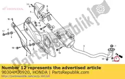 Here you can order the nut, cap, 7mm from Honda, with part number 90304MJ0920: