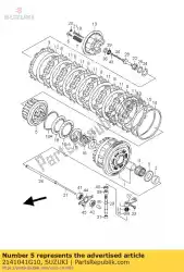 Qui puoi ordinare mozzo, manicotto della frizione da Suzuki , con numero parte 2141041G10: