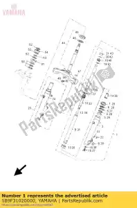 yamaha 1B9F31020000 fourche avant (l - La partie au fond