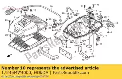 Ici, vous pouvez commander le joint b, boîtier air / c auprès de Honda , avec le numéro de pièce 17245MW4000: