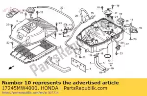 Honda 17245MW4000 joint b, boîtier air / c - La partie au fond