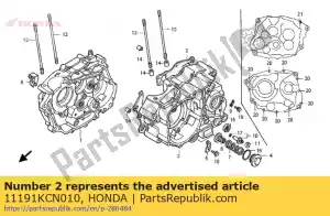 Honda 11191KCN010 uszczelka, skrzynia korbowa - Dół