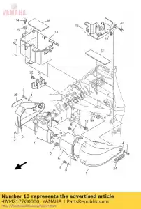 yamaha 4WM2177G0000 pude?ko, akumulator - Dół