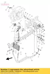 Ici, vous pouvez commander le passoire, huile auprès de Yamaha , avec le numéro de pièce 4WV134110000: