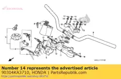 Here you can order the nut, steering stem from Honda, with part number 90304KA3710: