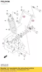 Here you can order the rod,rear cushio from Suzuki, with part number 6264141F00: