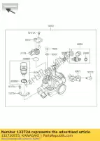 132720873, Kawasaki, plaat klx125caf kawasaki d tracker klx zx 125 1000 2010 2011 2012 2013 2014 2015 2016, Nieuw