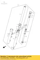 5110403H00, Suzuki, damper assy lv suzuki uh burgman  g uh125 uh200 executive 200 125 , Nowy