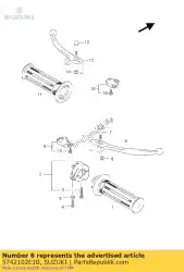 Aquí puede pedir palanca, freno de Suzuki , con el número de pieza 5742102E10: