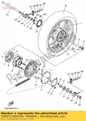 Here you can order the cast wheel, rear for mbl2 from Yamaha, with part number 2WDF53380298: