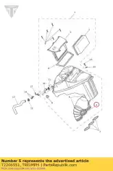 Qui puoi ordinare airbox a tromba da Triumph , con numero parte T2206551: