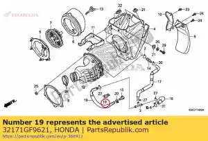 honda 32171GF9621 slot, portemonnee - Onderkant