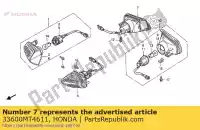 33600MT4611, Honda, occhiolino assy r rr honda vfr  r f vfr750f 750 , Nuovo