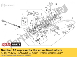 Aprilia AP0874320, 3-way union, OEM: Aprilia AP0874320