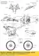 Disegno, cappuccio laterale., rh, lw Kawasaki 560751566