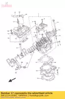 5BE122410000, Yamaha, prowadnica, korek 2 yamaha yzf r wr yz fjr fzs tdm fz yfz xp yp xj mt ajs xsr wrf fazer f fjra s n yfzs ns tdma t m 1000 400 600 426 1300 250 900 450 500 800 1 6, Nowy