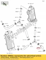 Tutaj możesz zamówić 01 w??-ch? Odzenie, fit.-pompa od Kawasaki , z numerem części 390620806: