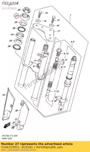 suzuki 5164325001 dust seal,steer - Bottom side