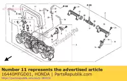 Aquí puede pedir tubo de Honda , con el número de pieza 16440MFGD01: