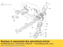 Here you can order the screw from Piaggio Group, with part number GU98200410: