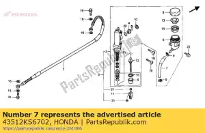 honda 43512KS6702 no hay descripción disponible - Lado inferior