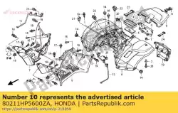 Qui puoi ordinare coperchio, cassetta degli attrezzi * nh1 * (nh1 nero) da Honda , con numero parte 80211HP5600ZA: