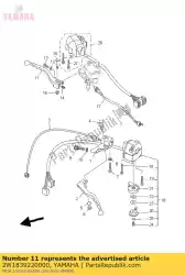 Ici, vous pouvez commander le levier, (droite) auprès de Yamaha , avec le numéro de pièce 2W1839220000: