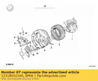 12318002348, BMW, vite a testa cilindrica bmw  1000 1976 1977 1978 1979 1980 1981 1982 1983 1984, Nuovo