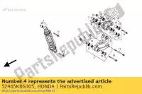 52465KBS305, Honda, arm sub assy., cushion honda nsr 125 2000 2001, New