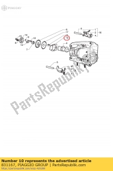 Aprilia 831167, Bord, OEM: Aprilia 831167