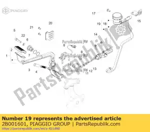 Piaggio Group 2B001601 tylny cylinder g?ówny - Dół