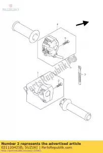 suzuki 021120425B vite - Il fondo
