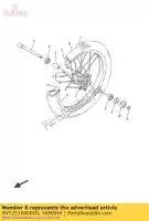 5NY251040000, Yamaha, spaakset voor yamaha  wr yz 125 250 400 426 450 2002 2003 2004 2005 2006 2007 2008 2009 2010 2011 2012 2013 2014 2015 2016 2017 2018 2019 2020 2021, Nieuw