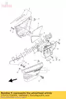 27SY2172000X, Yamaha, pokrywa, strona 2 yamaha yb 125 2008, Nowy