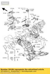 Aquí puede pedir conjunto de soporte, caja zg1400a8f de Kawasaki , con el número de pieza 391840012: