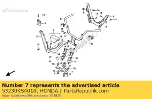 Honda 53230KS4010 puente, bifurcación - Lado inferior